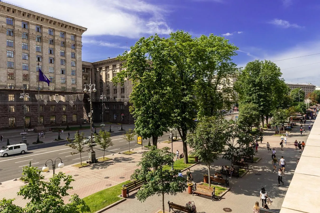 Apartamento Двохкімнатна З Терасою По Вул Хрещатик 21 Kiev