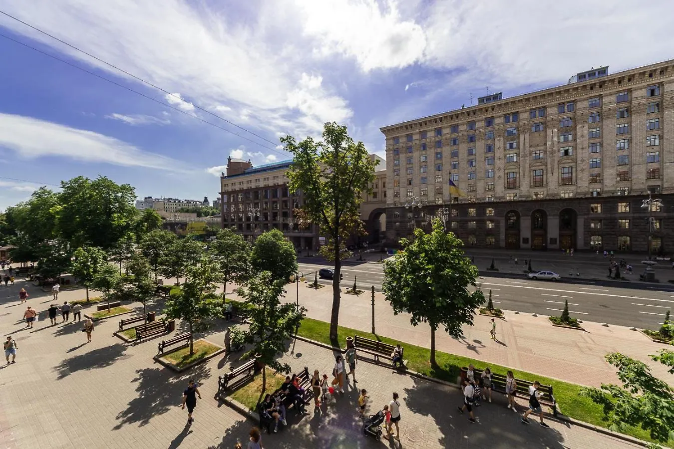 Apartment Двохкімнатна З Терасою По Вул Хрещатик 21 Kiew Ukraine